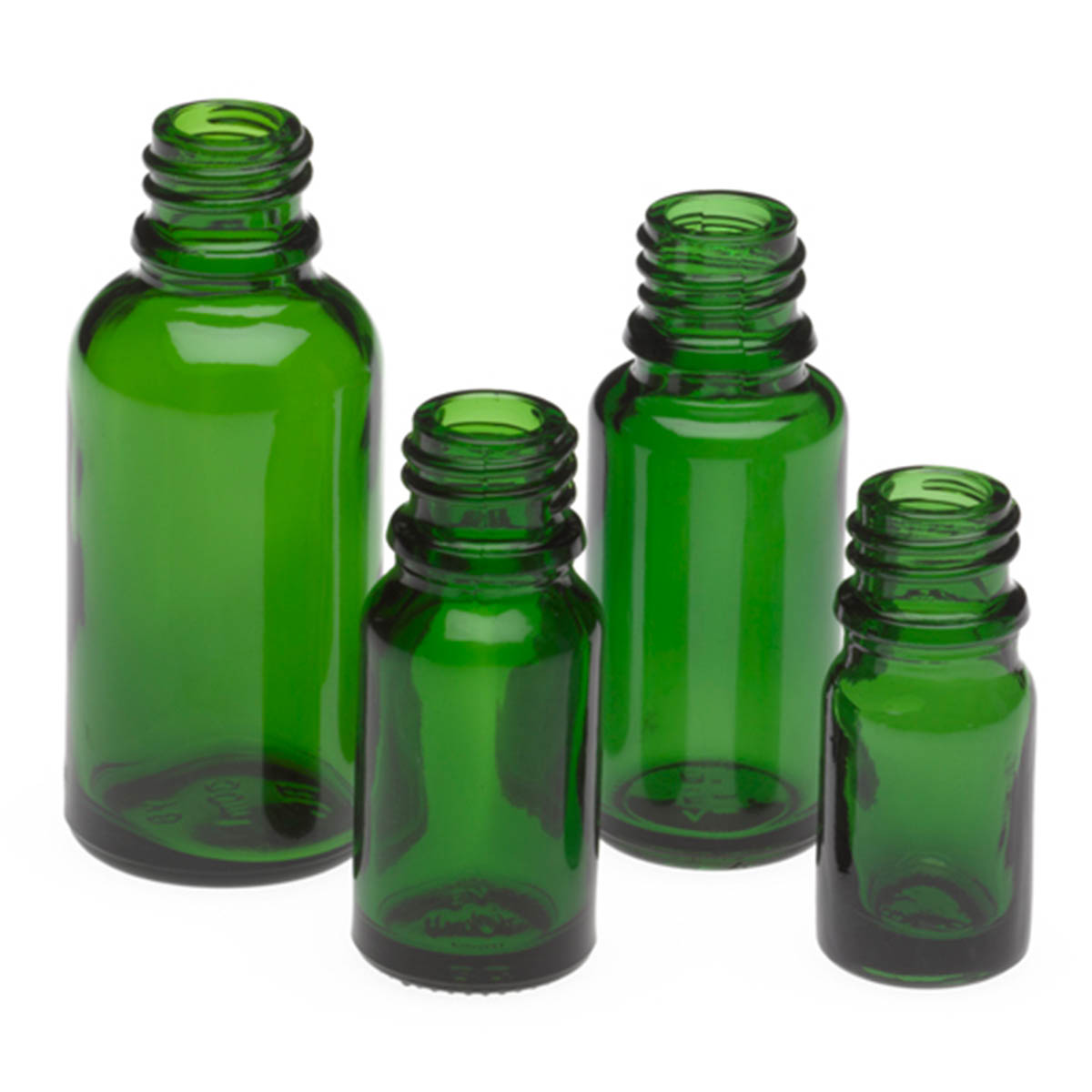 Green Dropper Bottle